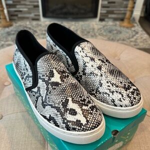Anna Snakeskin Print Sneaker